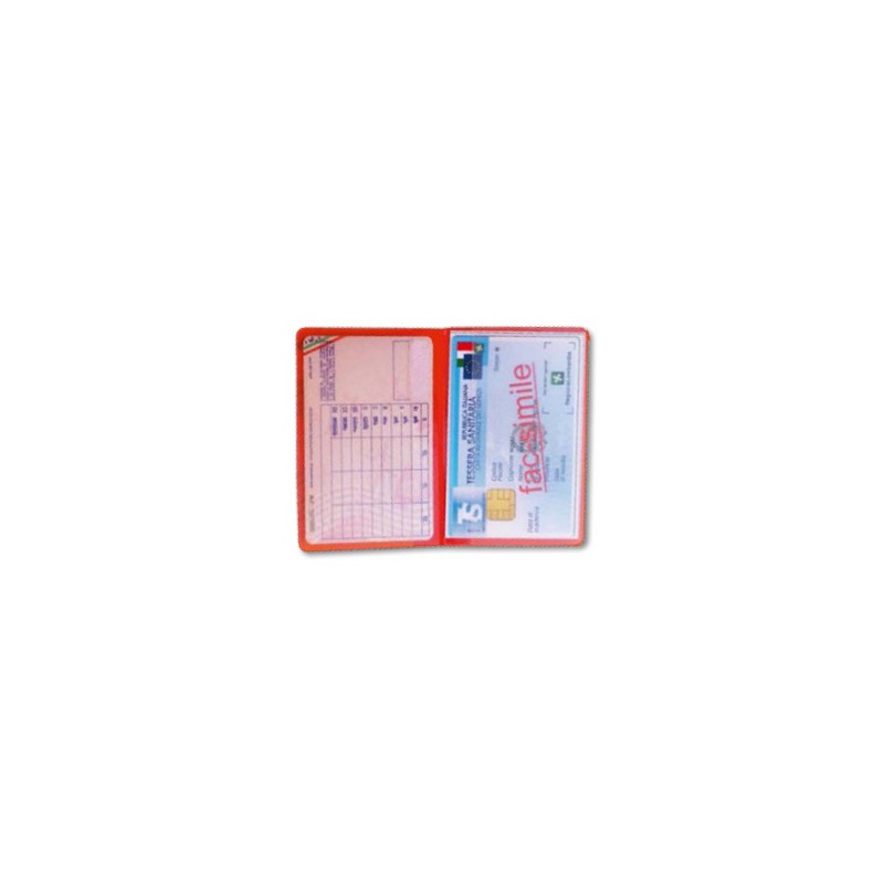 Porta card / tessere 2 tasche in PVC