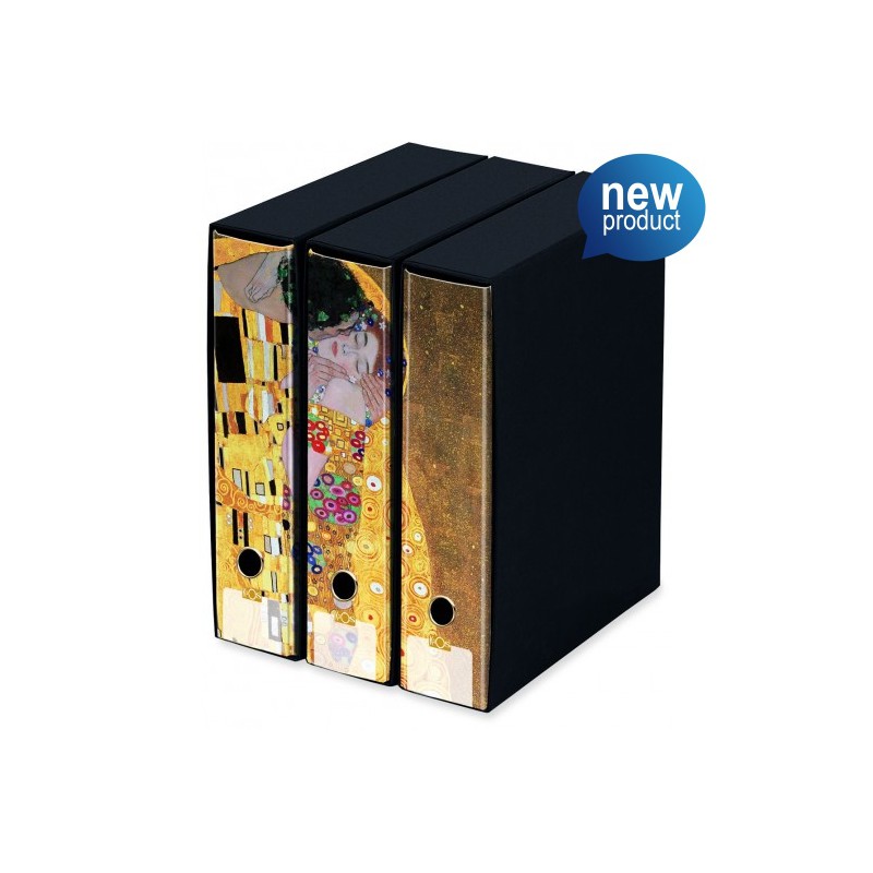 Raccoglitore per fatture Kaos Gut registratore bacio di Klimt 3pz