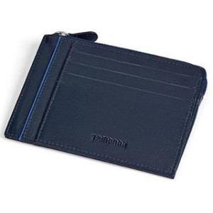 Porta carte credito con porta monete in pelle