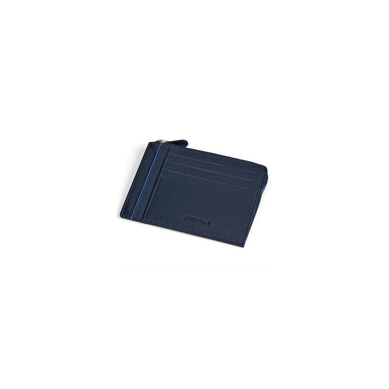 Porta carte credito con porta monete in pelle