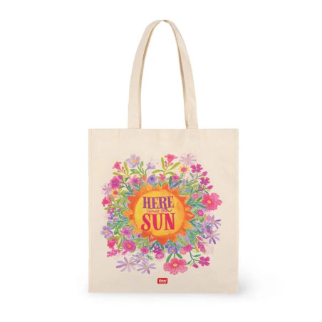 Shopping bag cotton -sunflower Legami