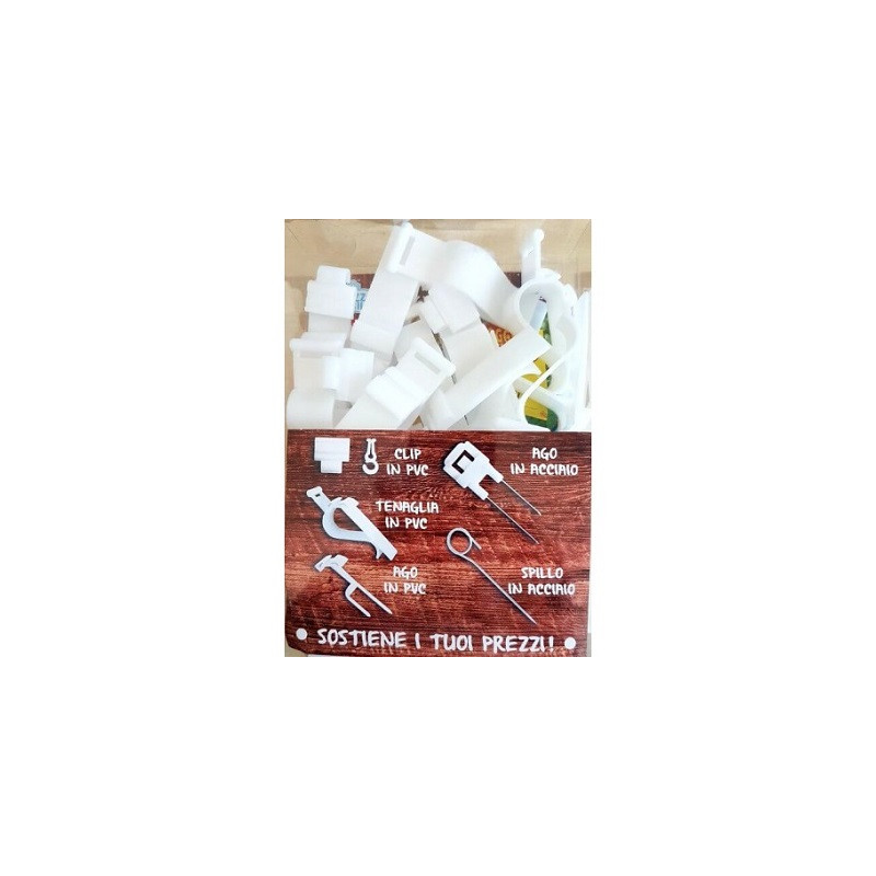 Supporti per segnaprezzi - 20 aghi in pvc