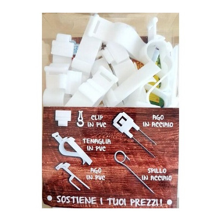 Supporti per segnaprezzi - 20 aghi in pvc
