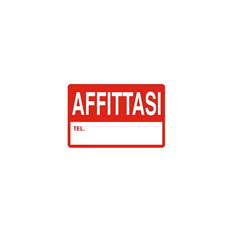 Targa Affittasi in PVC