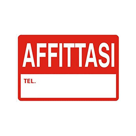Targa Affittasi in PVC
