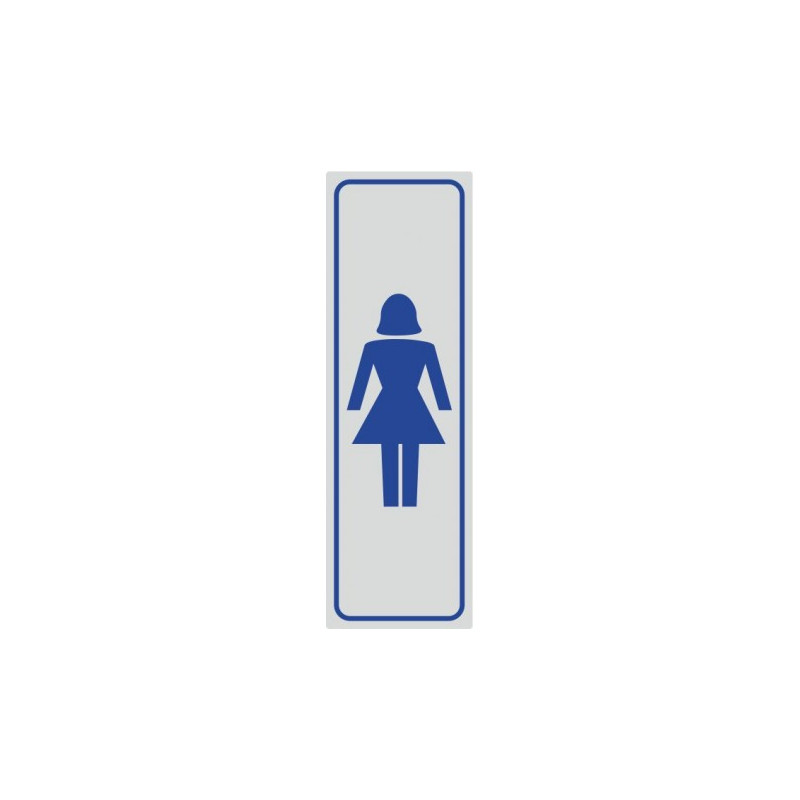 Targhette adesive figura donna