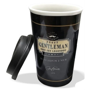 Tazza Gentleman con coperchio