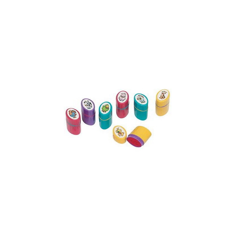 Timbri autoinchiastri in plastica 8 soggetti