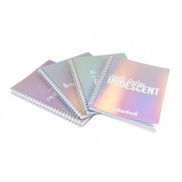 quaderno spiralato iridescente Colourbook  - rigo 1 rigo