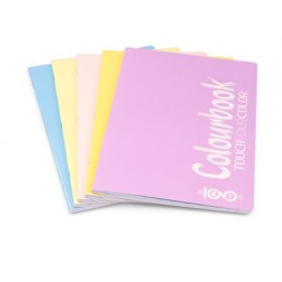 Maxi quaderno Colourbook touch pastello- rigo 5mm 96ff