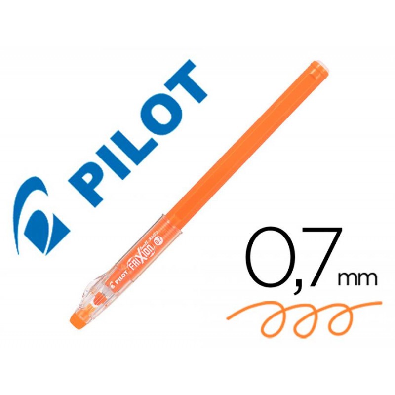 Penna pilot frixion ball arancio Remove 0,7 Cancellabile