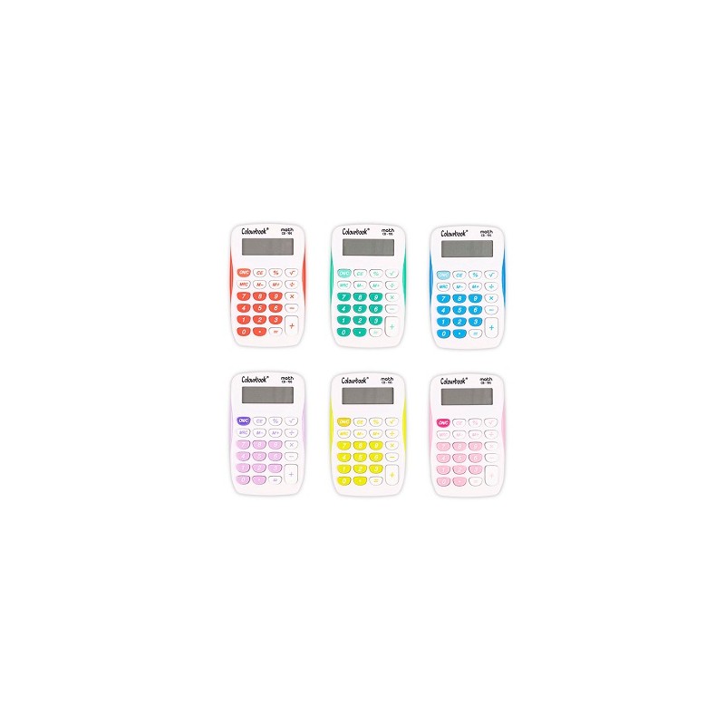 Calcolatrice tascabile colourbook