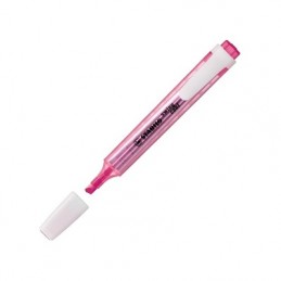 Evidenziatore a penna Stabilo Swing Cool con clip tecnologia anti dry-out col. Fluo Rosa