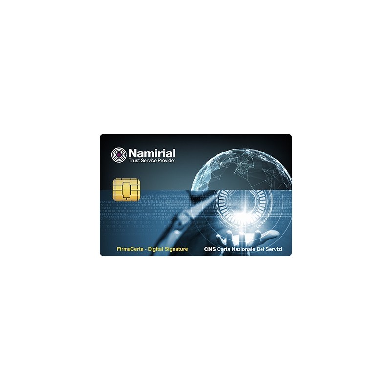 Firma digitale e CNS su Smart Card Namirial - Durata 36 mesi - Lettore  Escluso