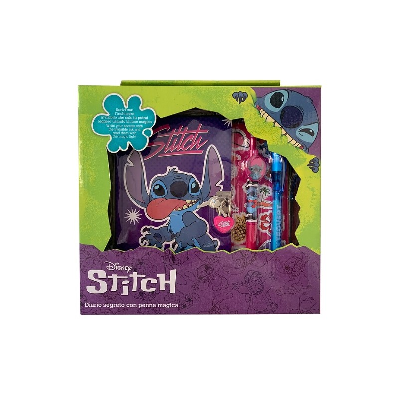 Diario segreto Stitch con penna + penna magica
