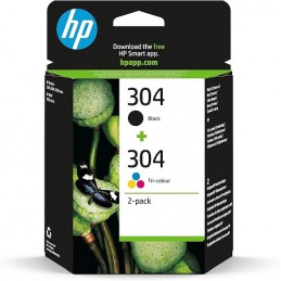 Cartuccia HP n.304 bk + colore orig.