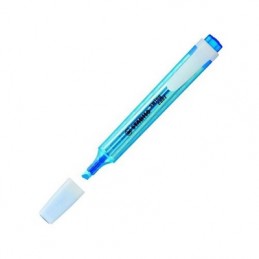 Evidenziatore a penna Stabilo Swing Cool con clip tecnologia anti dry-out col. Fluo Blu