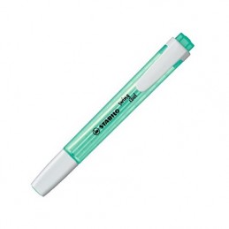 Evidenziatore a penna Stabilo Swing Cool con clip tecnologia anti dry-out col. Fluo Turchese